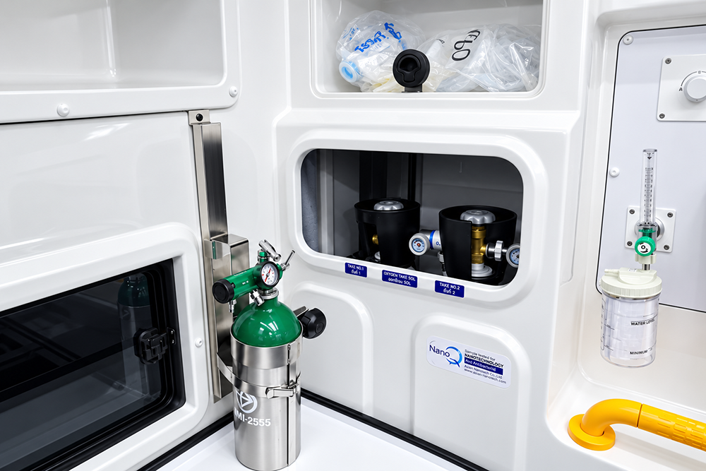 Oxygen Pipeline + Push-in Fitting